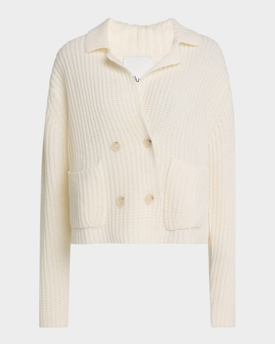 Ribbed Wool-Cashmere Jacket